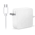 KONKIN BOO matching White 65W Type-C AC Adapter Charger Replacement for  300e Chromebook 2nd Gen MTK Type 81QC