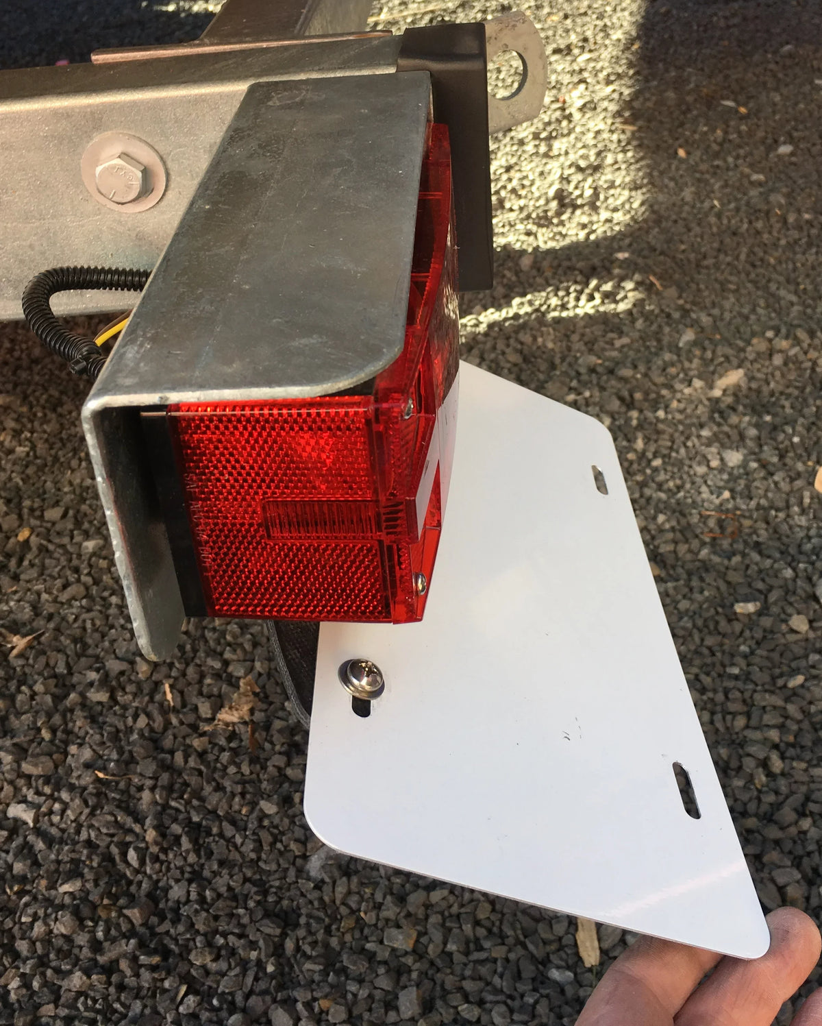 SurePlate TM Trailer/Truck EM16001 Rubber License Plate Holder Bracket, Economy-Max