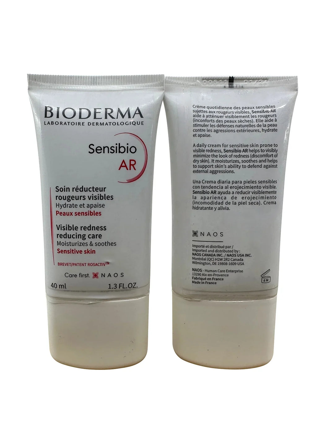Bioderma Sensibio AR Cream Anti Redness Care 1.3 oz Set of 2