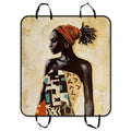 GCKG Beautiful African Woman Pet Car Seat wrap Dog Car Seat Mat Hammock Cargo Mat Trunk Mat For Cars Trucks and SUV 54x60 inches