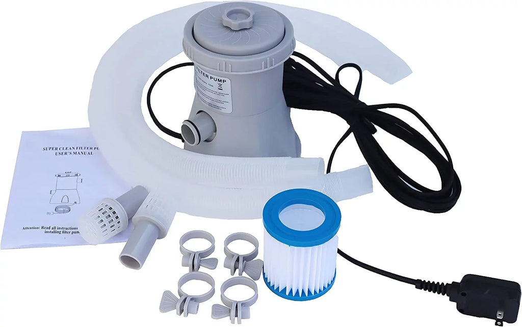INTSUPERMAI Electric Swimming Pool Filter Pump moisture Cleaning Tool for Above Ground Pools