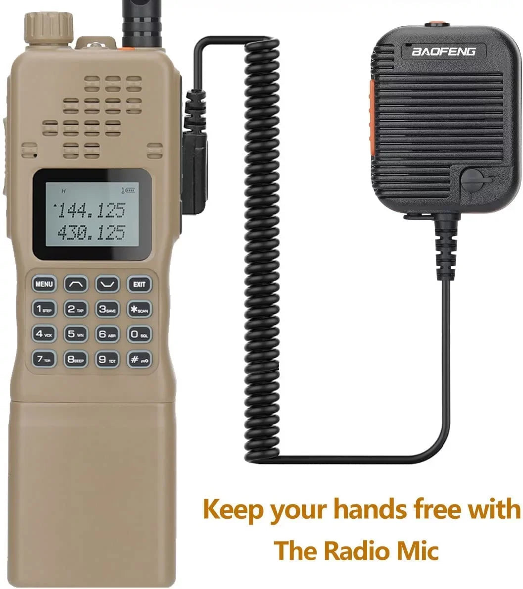 AR-152 10W Ham Radio Military Grade Two Way Radio for Adults,Long Range Rechargeable Tactical Radio with Speaker Mic and Tactical Antenna Full  Accessories Walkie Talkies