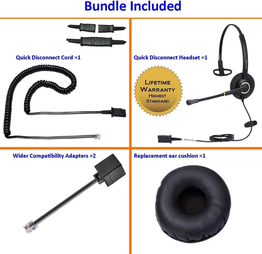N/X KEMEILE Telephone with Noise Cancelling , Corded RJ9 Phone suitable with Cisco CP-7821 7841