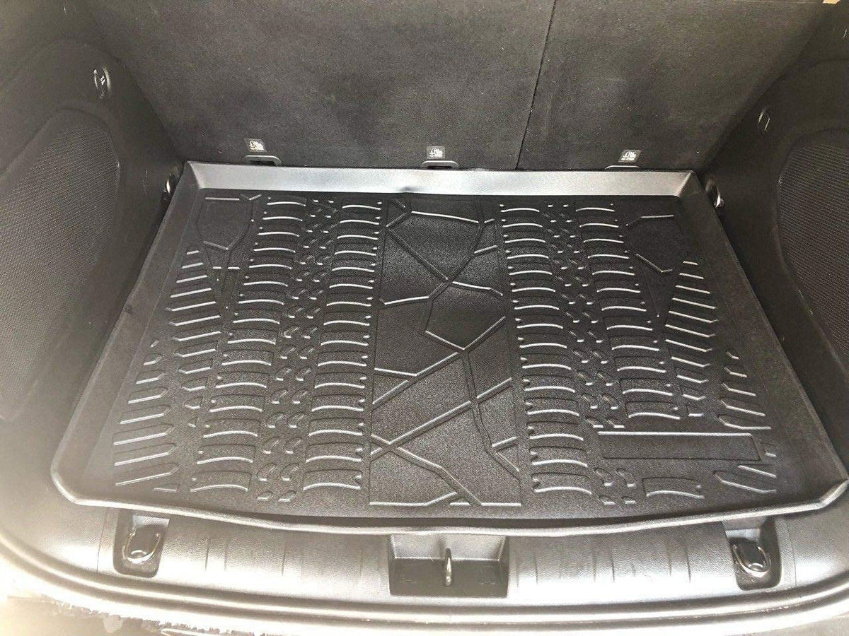EACCESSORIES EA Cargo Liner – Trunk Mat for Jeep Renegade 2015-2023 – atmospheric conditions-impervious Trunk Mats for Cars with Raised Lip – Non-Slip Car Trunk Mat Rubber – Easy to Install – Laser Pre-Cut Design