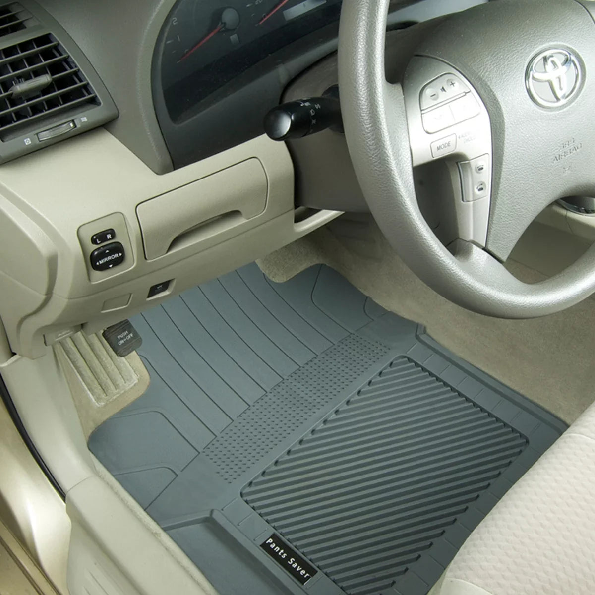 PantsSaver Custom Fit Automotive Floor Mats for Dodge Grand Caravan 2021 All atmospheric conditions Protection for Cars, Trucks, SUV, Van, Heavy Duty Total Protection Black