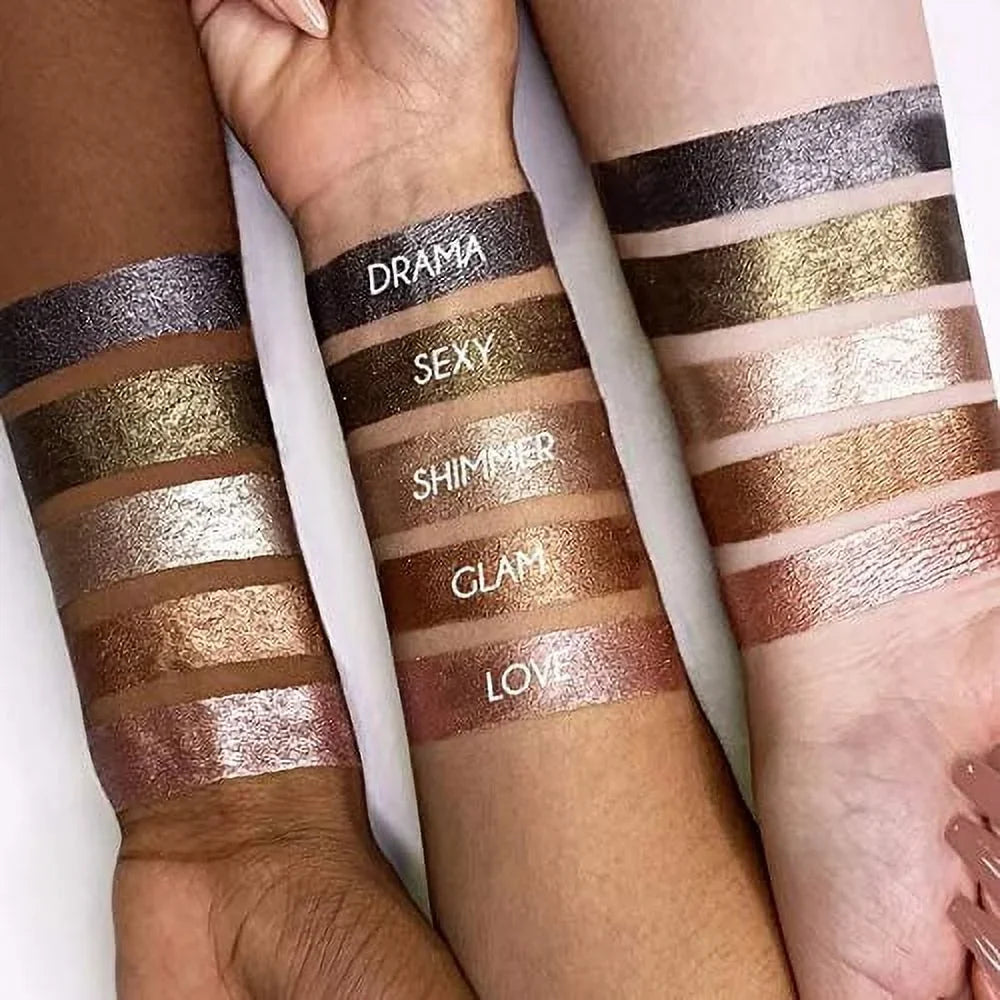 Girlactik Metallic Sparkle Eye Shadow - Glam (Bronze) - 5.1 g / 0.18 oz