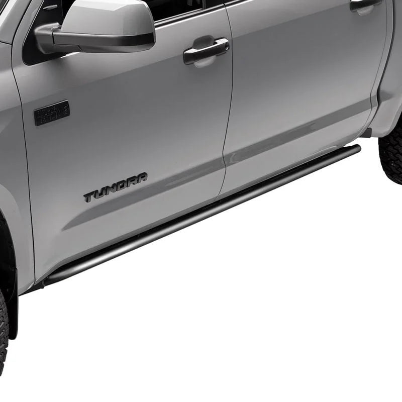 N-Fab by RealTruck Rkr Rails | Textured Black | T074Rkrqc | matching with 2007-2021  Tundra Double Cab All Beds, SRW Gas