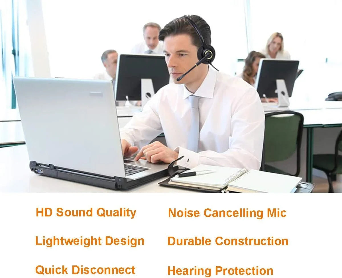 N/X KEMEILE Telephone with Noise Cancelling , Corded RJ9 Phone suitable with Cisco CP-7821 7841