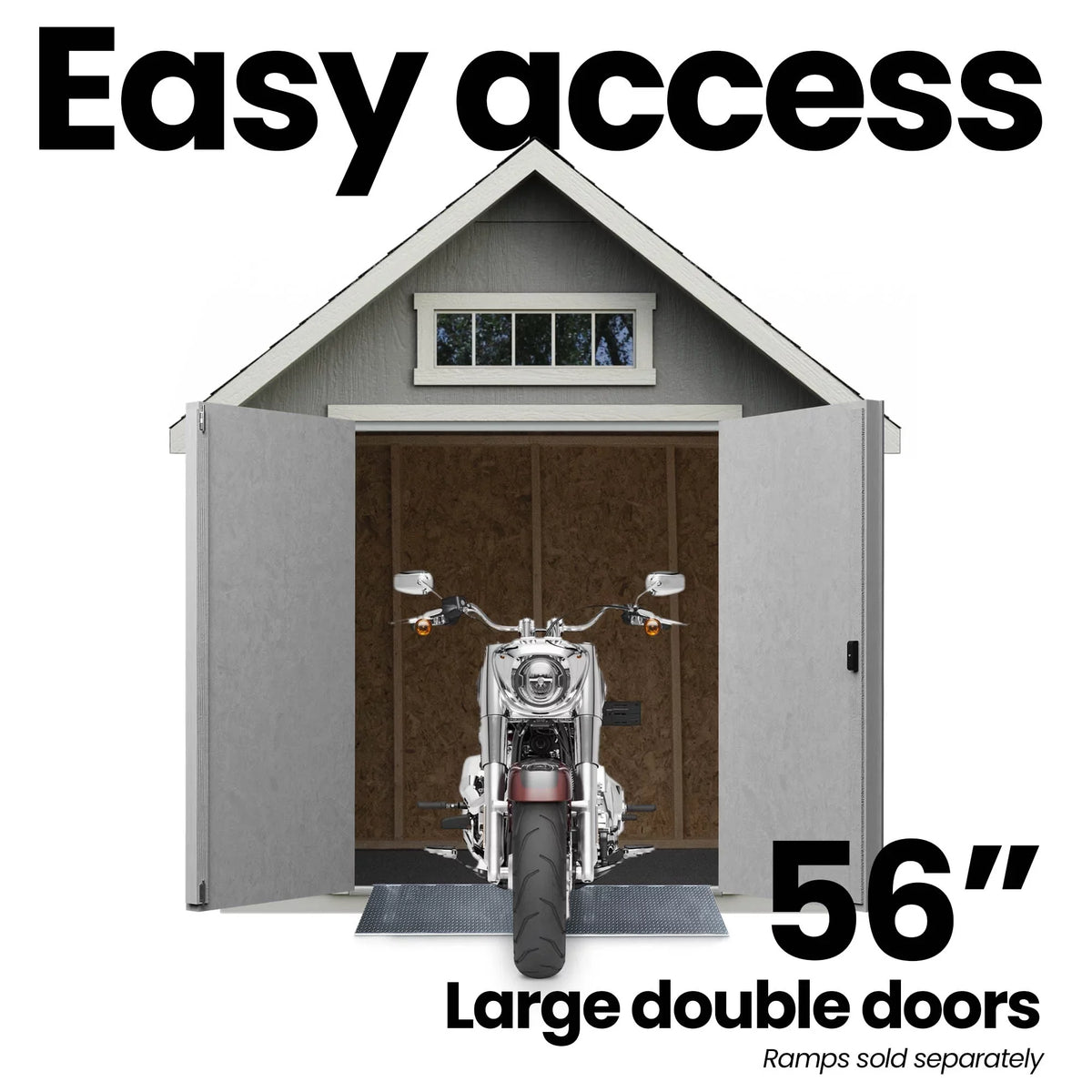 Wood Storage Shed (Floor Included). x 12 ft. Handy Home Products Tribeca 8 ft
