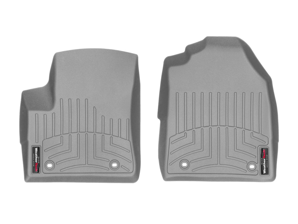 WeatherTech Custom Fit FloorLiners suitable with 2009-2013  Transit Connect - 1st Row (Driver & Passenger), Grey