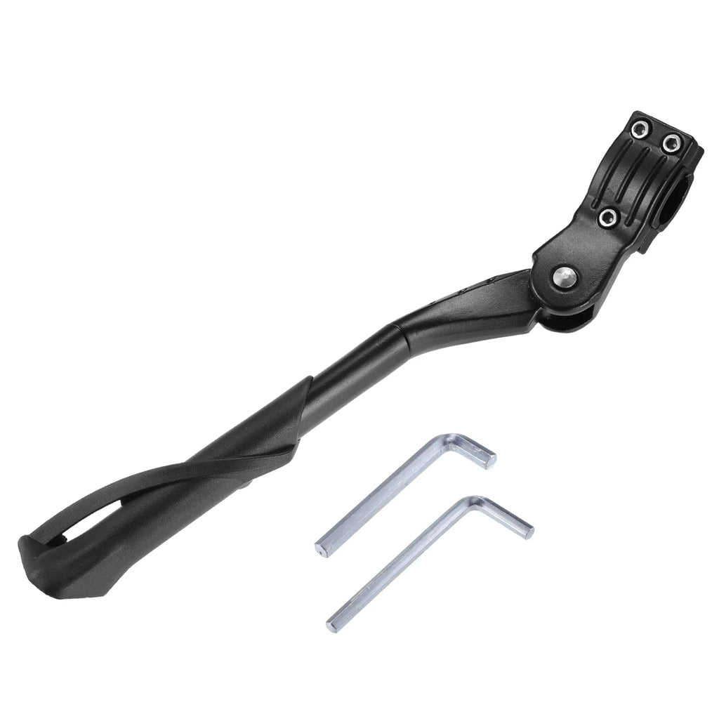 Unique Bargains 1 Set Fit 24-29 Inch Bicycles Adjustable Bicycle Stand Non-Slip Side Stand Kickstand for Mountain Bike