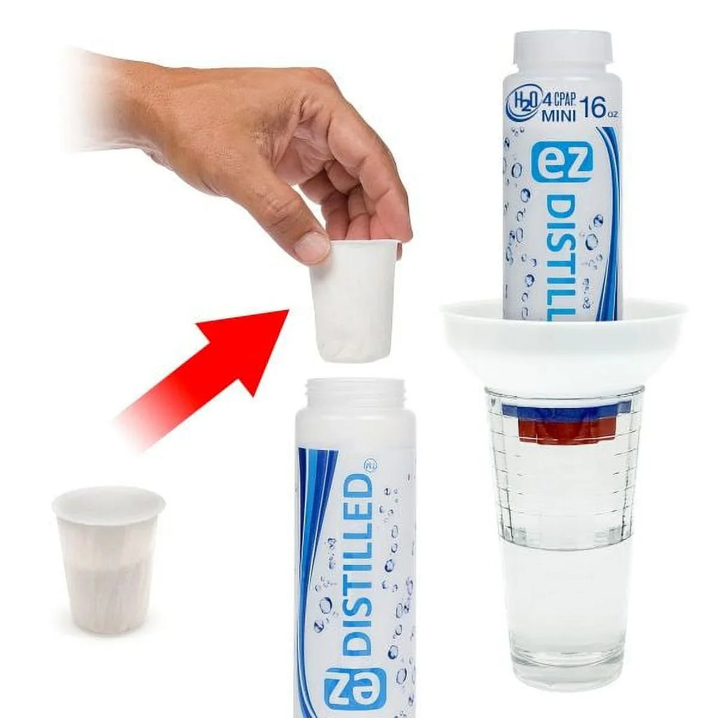 New  EZ Distilled moisture Filtration System (H2O 4 CPAP Mini)