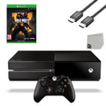 Xbox One Original 500GB Gaming Console Black HDMI Cable With Call of Duty Black Ops 4 Game BOLT AXTION Bundle Used