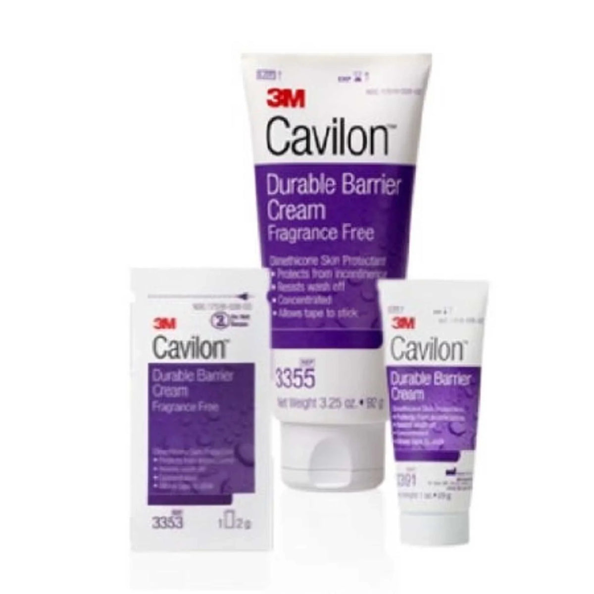 Tube Cream Unscented, Case of 12. 3M Cavilon Skin Protectant 3.25 oz