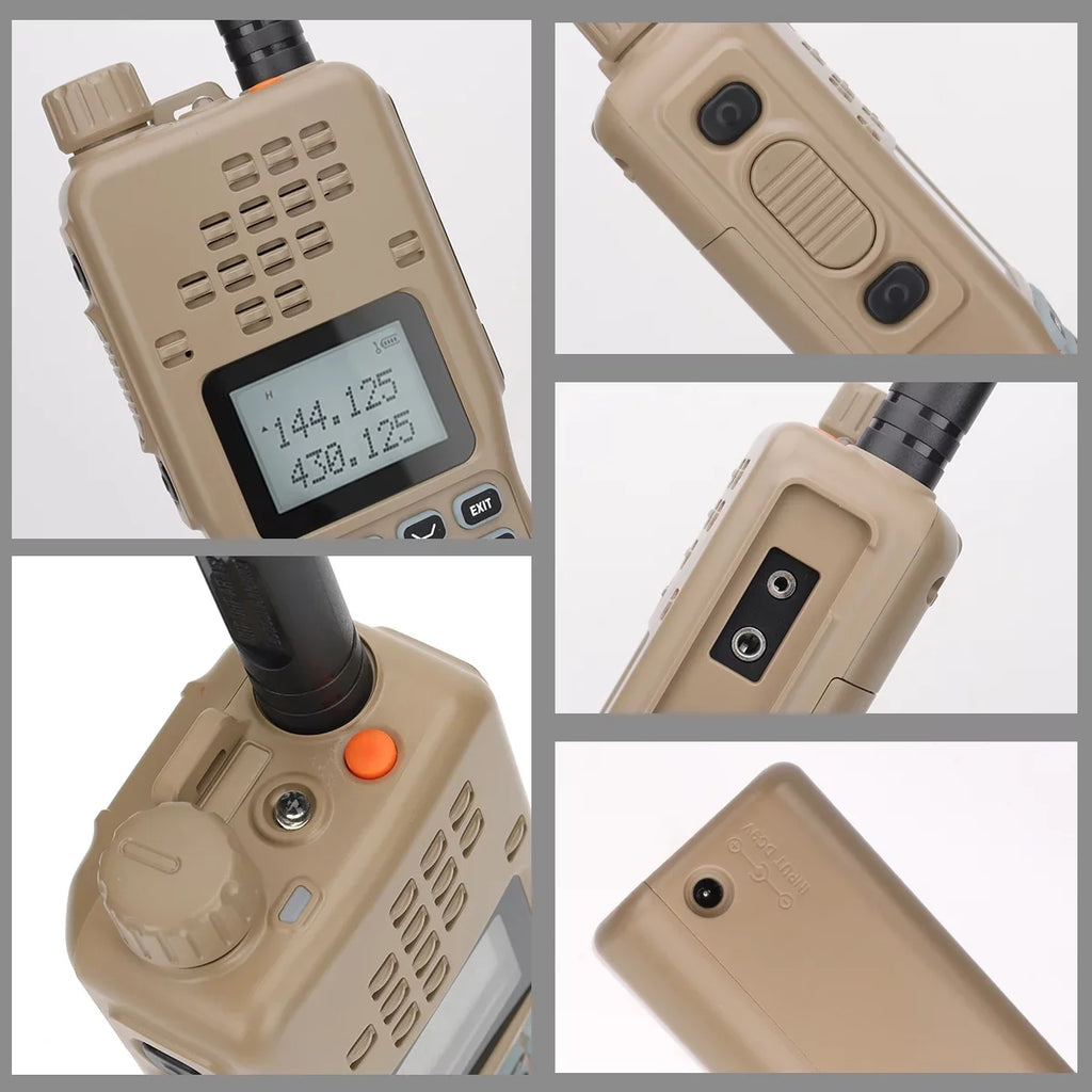 AR-152 10W Ham Radio Military Grade Two Way Radio for Adults,Long Range Rechargeable Tactical Radio with Speaker Mic and Tactical Antenna Full  Accessories Walkie Talkies