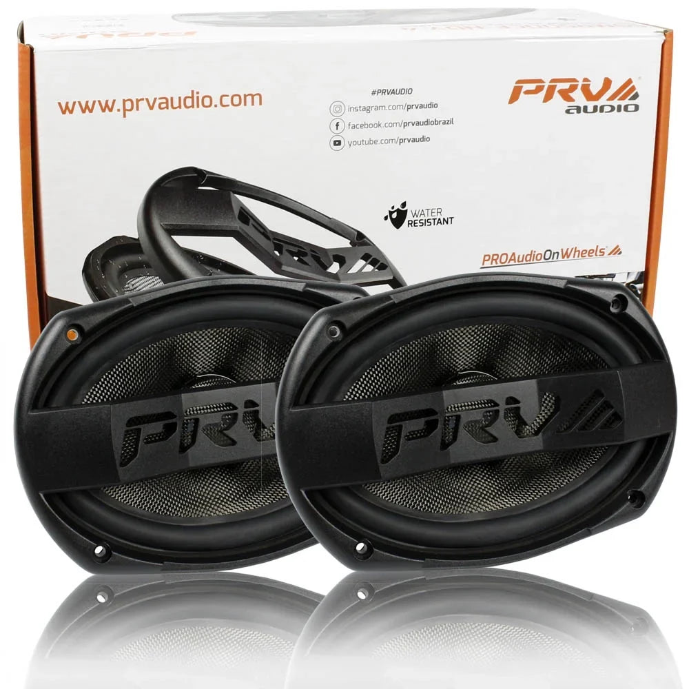 PRV Audio 6 x 9" Mid Range Loudspeakers aqua impervious Pair 69MR500CF-NDY-4