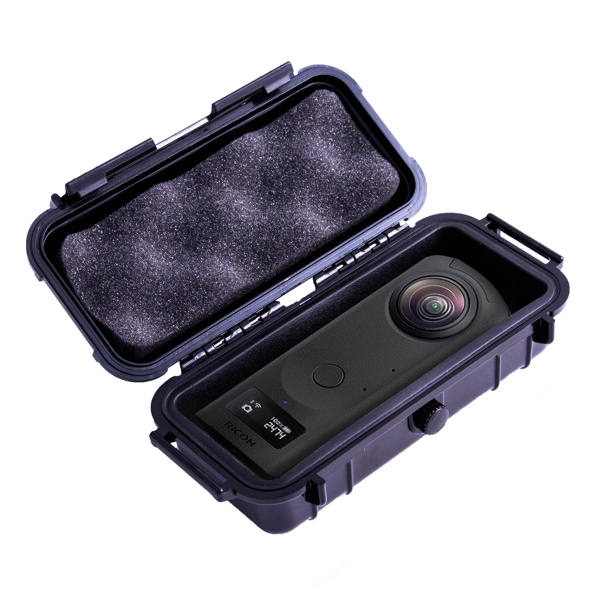 Casematix 7 Inch Waterproof 360 Action Camera Case suitable with Ricoh Theta Z1 360 Degree Camera
