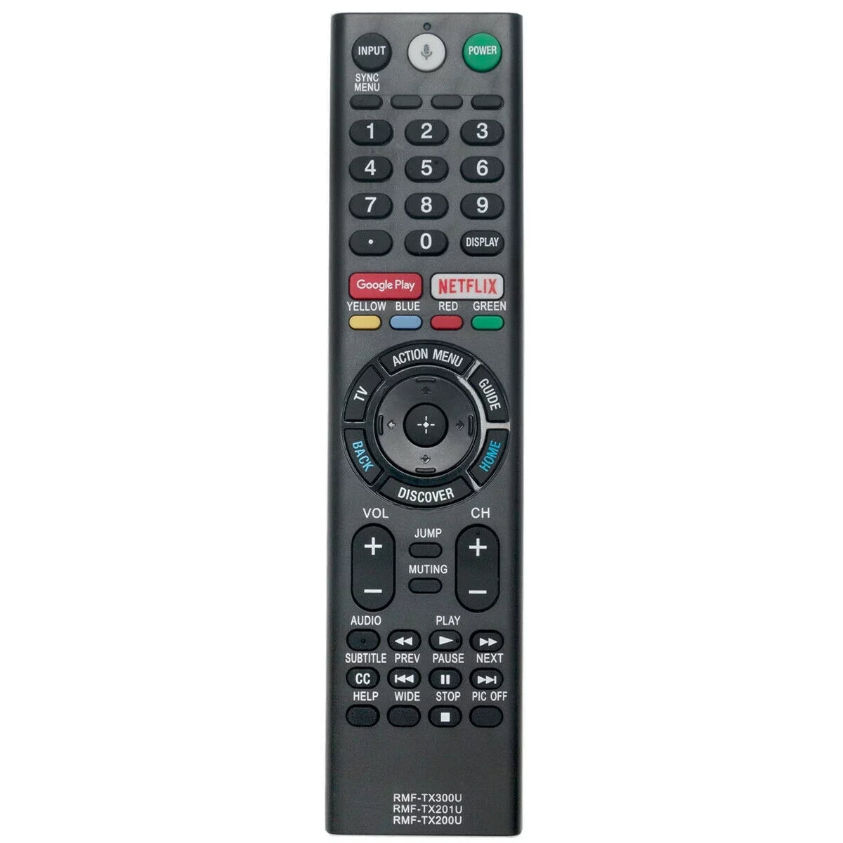 New Voice Replace Remote for  Bravia TV XBR-75X940D XBR-55X930D XBR-65X930D