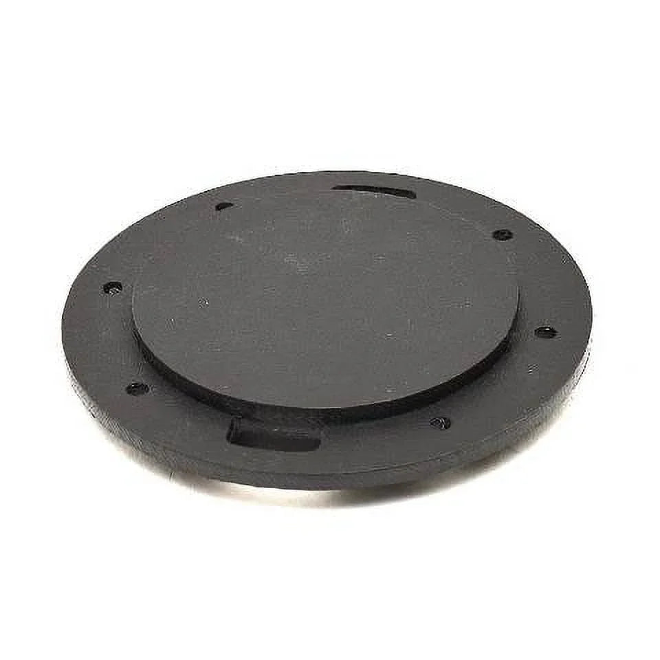 Lowe craft Deck Plate 2128329 | Ski Pylon 2 1/2 Inch Black Starboard