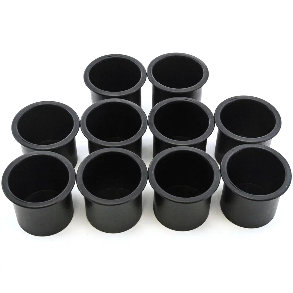10 Cup Holder Plastic Pocket Recessed Insert Universal for ship RV Car Truck Sofa Game Table Marine Pontoon Motorhome Camper
