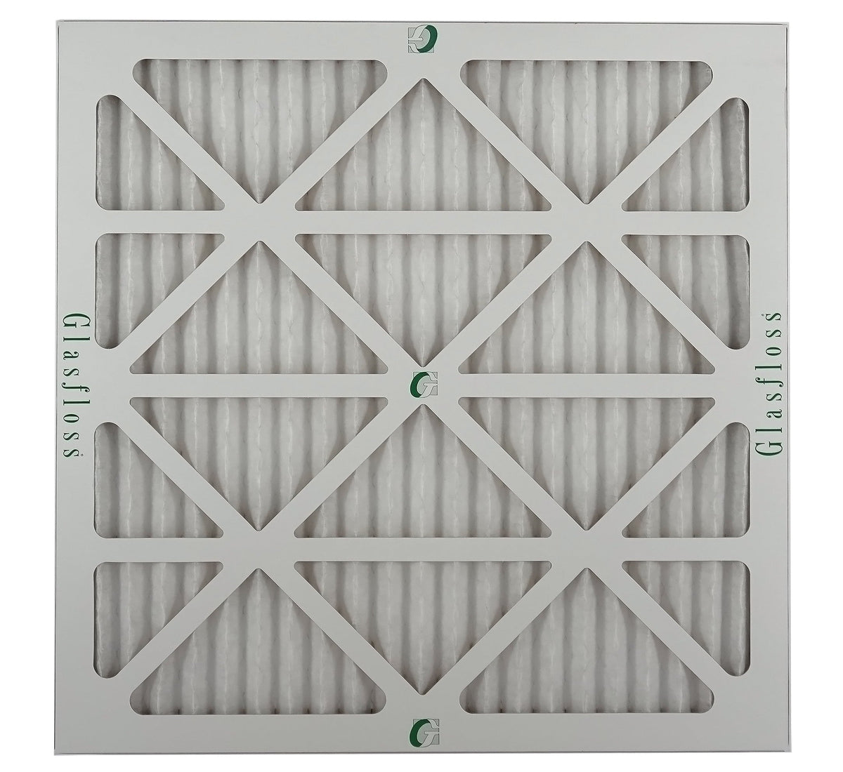 Glasfloss Air Filter 24x25x2 - 2" MERV 10 - (Pack of 4) - Pleated AC or HVAC Air Filter - Furnace Air Filter - Home or Office - Made In The USA.