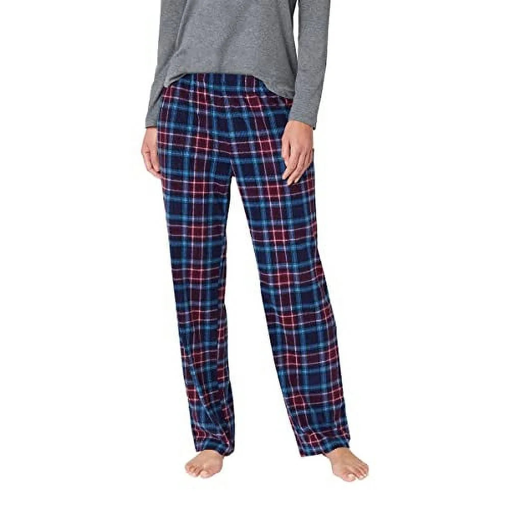Eddie Bauer Women's 3-Piece Waffle Knit Pajama Set (Gray, Large)