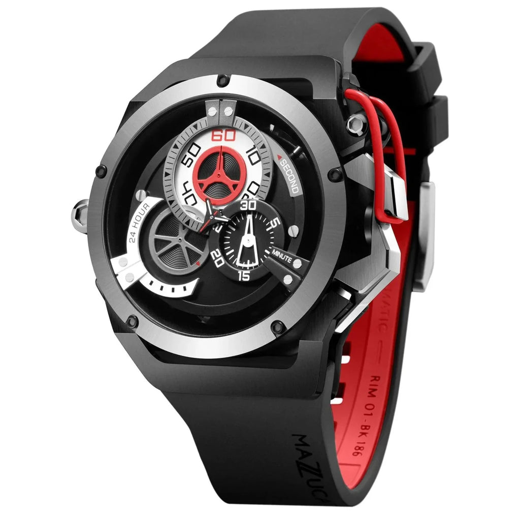 Mazzucato RIM Reversible Automatic Black Red