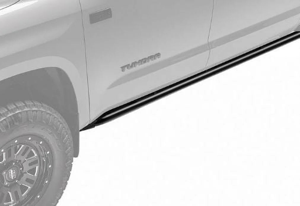 N-Fab by RealTruck Rkr Rails | Textured Black | T074Rkrqc | matching with 2007-2021  Tundra Double Cab All Beds, SRW Gas