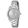 Fossil  Silver Dial Scarlette Stainless Steel Watch for Ladies