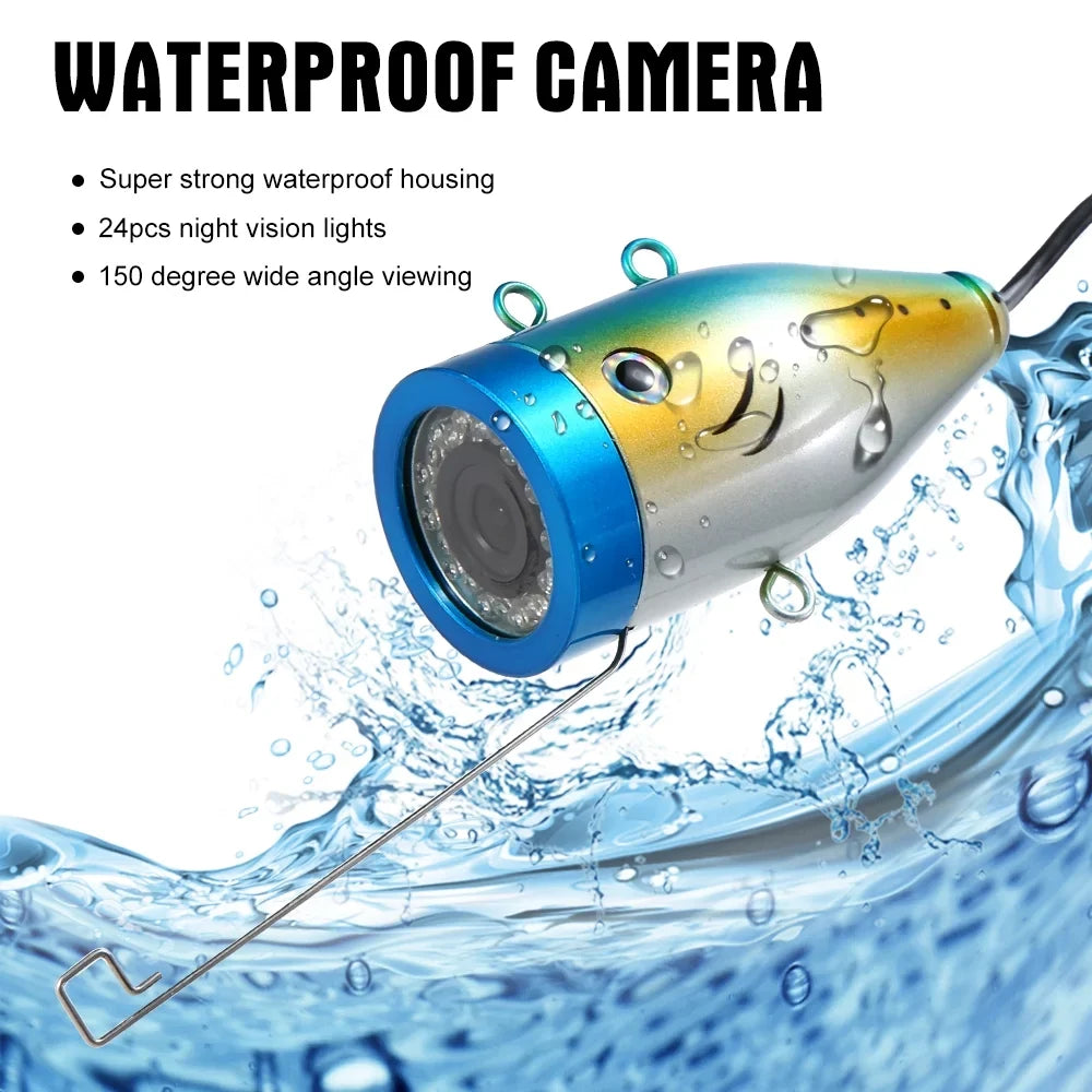 SYANSPAN Fishing Camera,1000tvl Waterproof Camera Inch1000tvl Infrared Ir Leds1000tvl Waterproof Camera Kit 24pcs Ice Lake craft Fish Ice Lake 7" InchIr Leds Fish Huiop Koeb