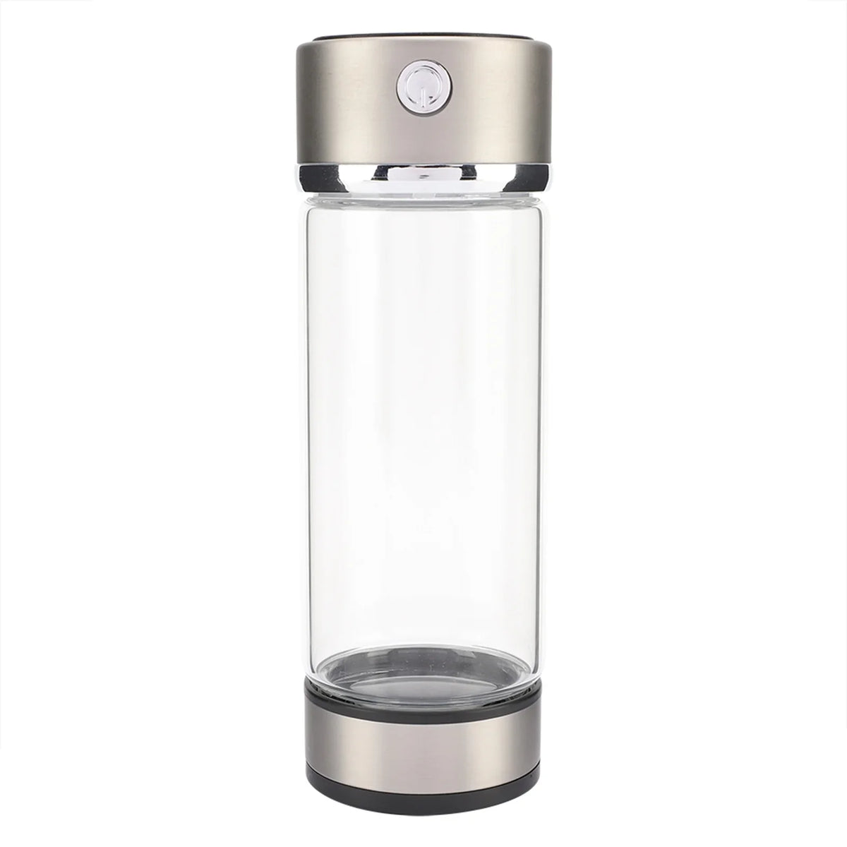Nikou USB Charging Rich Hydrogen aqua Purifier Filter Glass Bottle Anti-Skid Portable Lonizer Cup