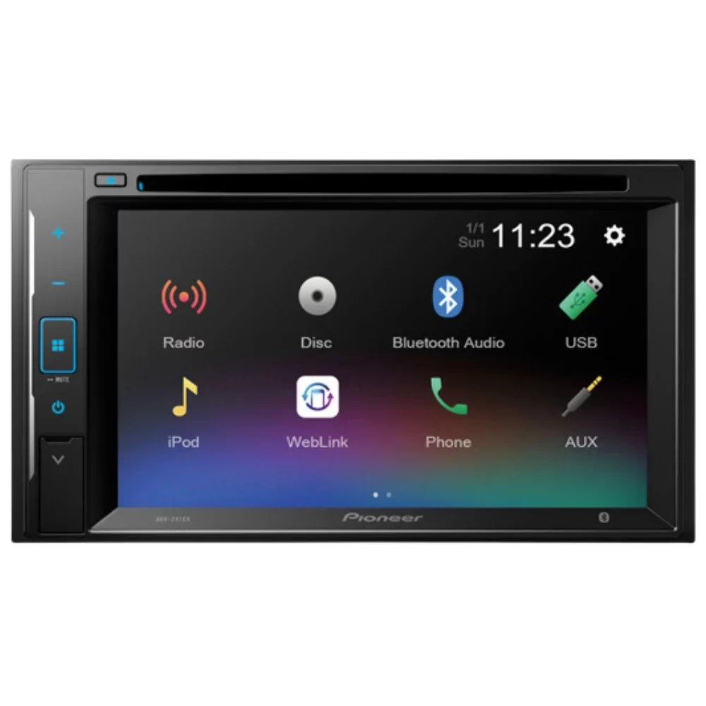 KIT2611 Bundle with Pioneer Multimedia DVD Car Stereo and Installation Kit - for 2013-2016 Nissan Versa w/Oversized Radio / Bluetooth Touchscreen, Backup Camera, 2 Din Dash Kit
