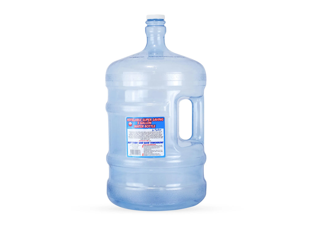 Pimplastic 5 Gallon Reusable aqua Bottle