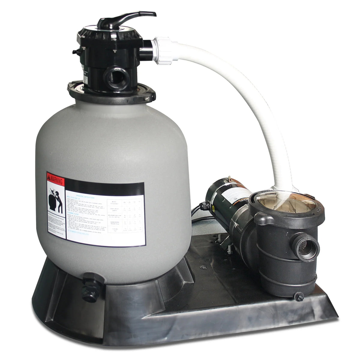 Swim Central 2.0  Sand Filter Combo with Pump Pressure for Above Ground Pools, 24-Inch