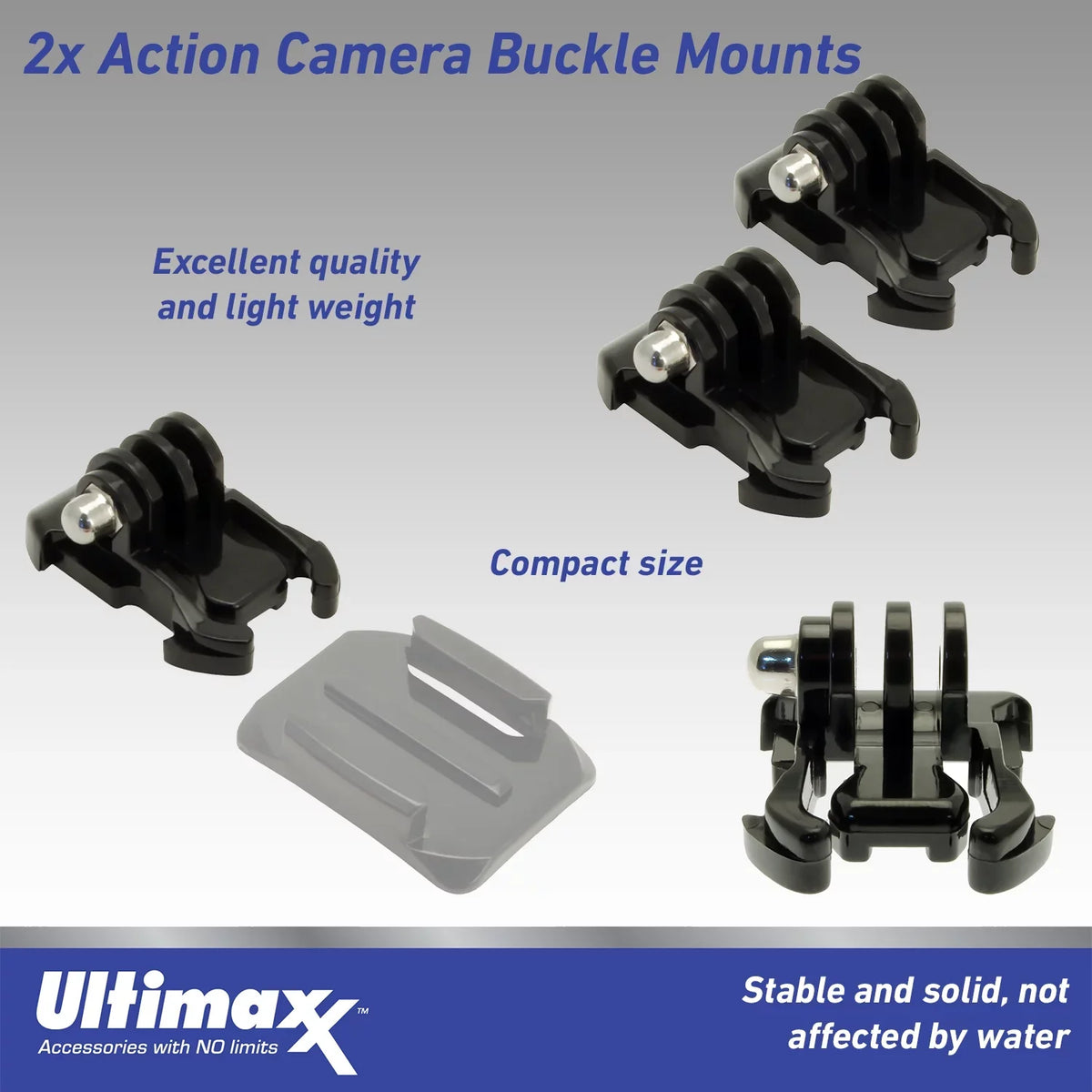 Ultimaxx Starter GoPro Hero 12 Bundle - Includes: 1x Replacement Battery, aqua-impervious Action Camera Case & More (20pc Bundle)
