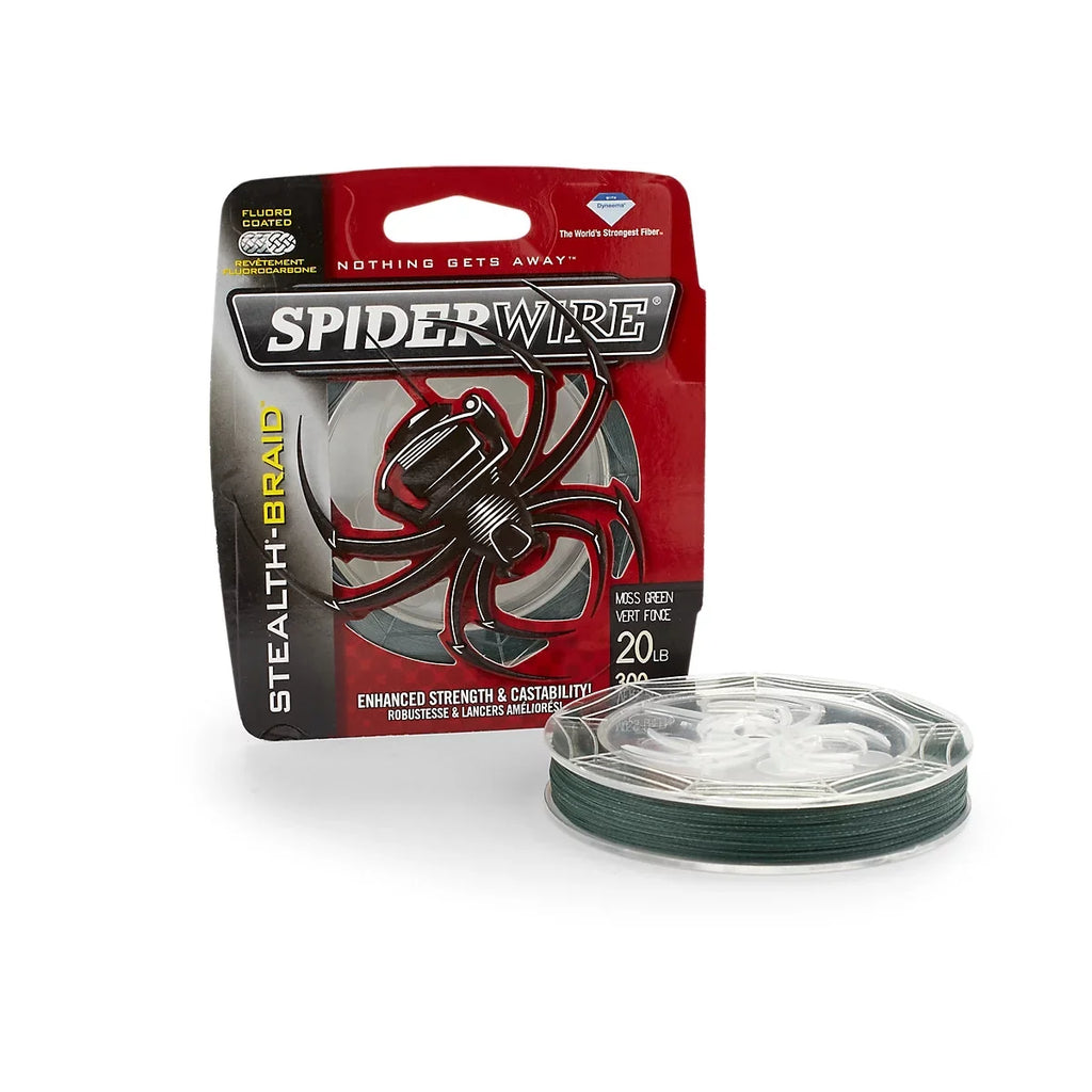 SpiderWire Stealth 8lb Superline, Moss Green, 300yd