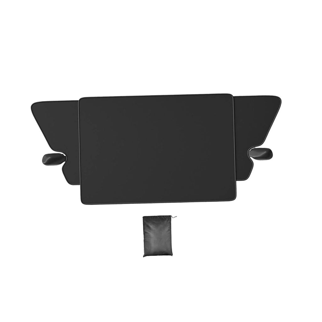 Tnarru Car Windshield shield Winter Snow shield Front with Storage Bag, Protection, Car Snow Ice shield Windproof for SUV, Cars, Truck