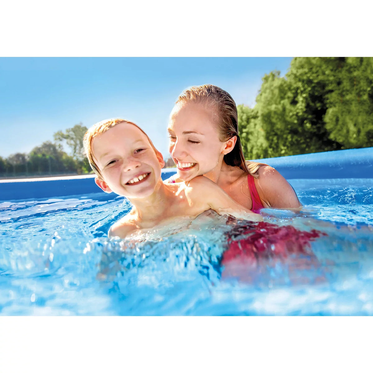 Intex: Easy Set 10' x 30" Inflatable Pool W/ Filter Pump - (28121EH) - Includes Pump Filter, Hydro Aeration Technology, Outdoor/Backyard Family Pool, Suitable For Ages 6+
