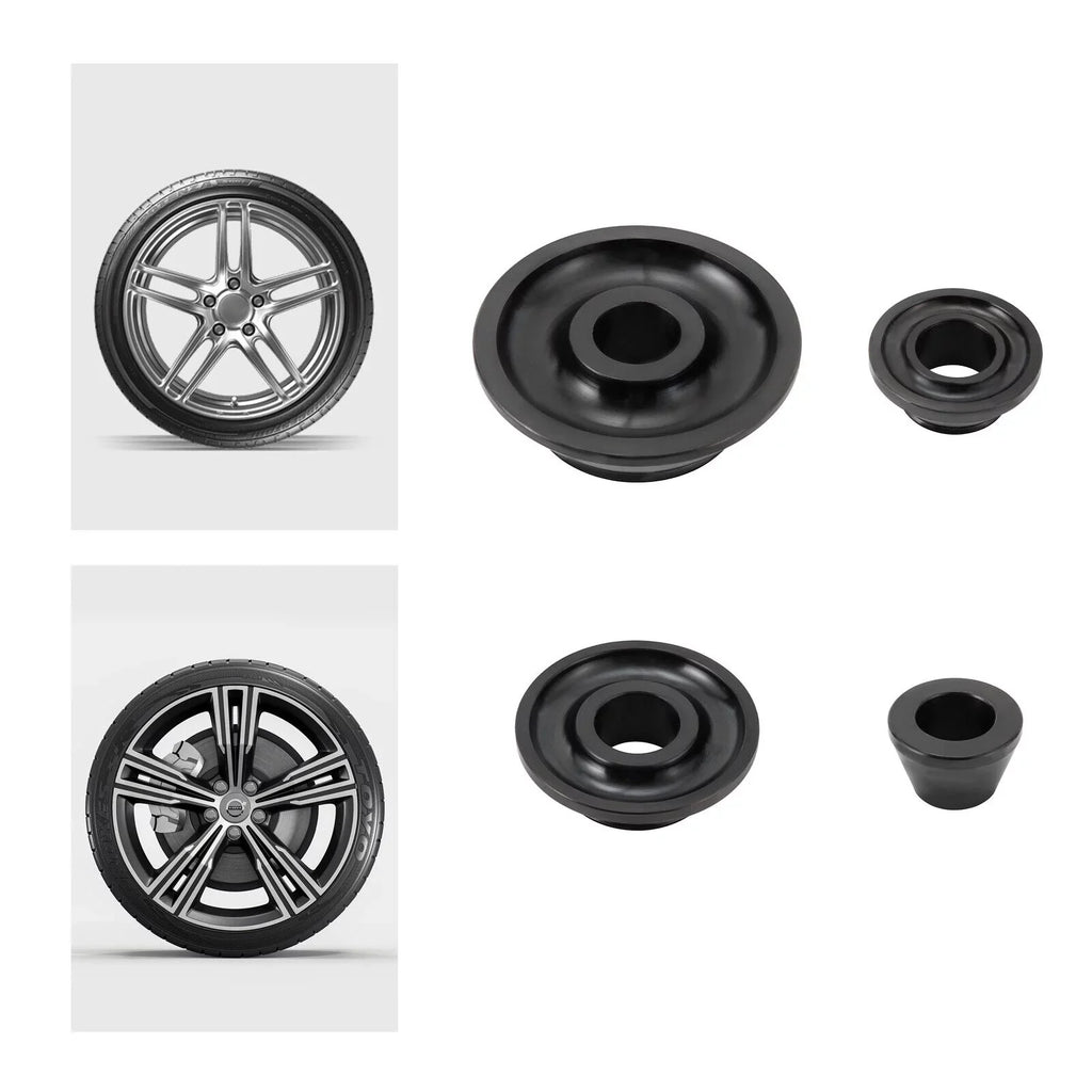4 Sizes Tire Balancer Cones Kit 36mm Wheel Balancer Adapter Cones 45-gauge Steel