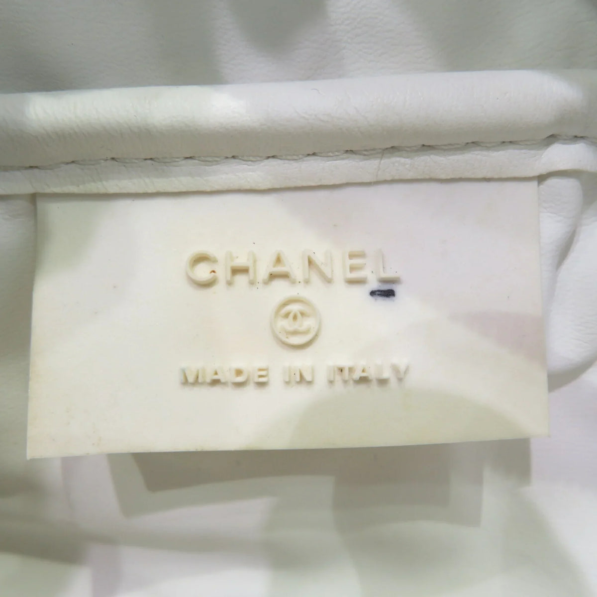 Pre-Owned CHANEL Sportsline Waist Bag Body Navy/White Canvas Women's Men's (Good)