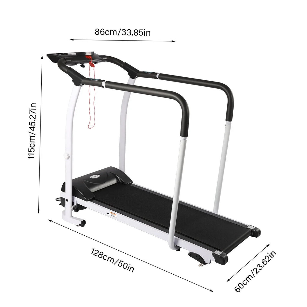 DENEST Treadmill for Elderly Indoor Exercise Electric Walking Machine， Recovery Fitness Walking Treadmill