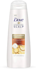 Dove Dermacare Scalp Shampoo, Dryness Itch Relief 12 oz (Pack of 3)