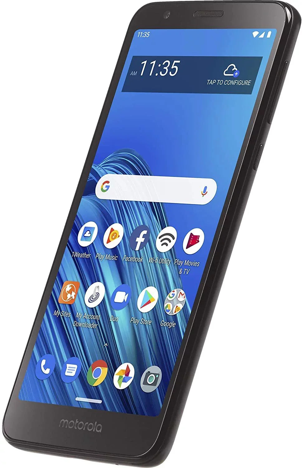 Motorola TracFone Moto E6 4G LTE Prepaid Smartphone Locked  Black  32GB