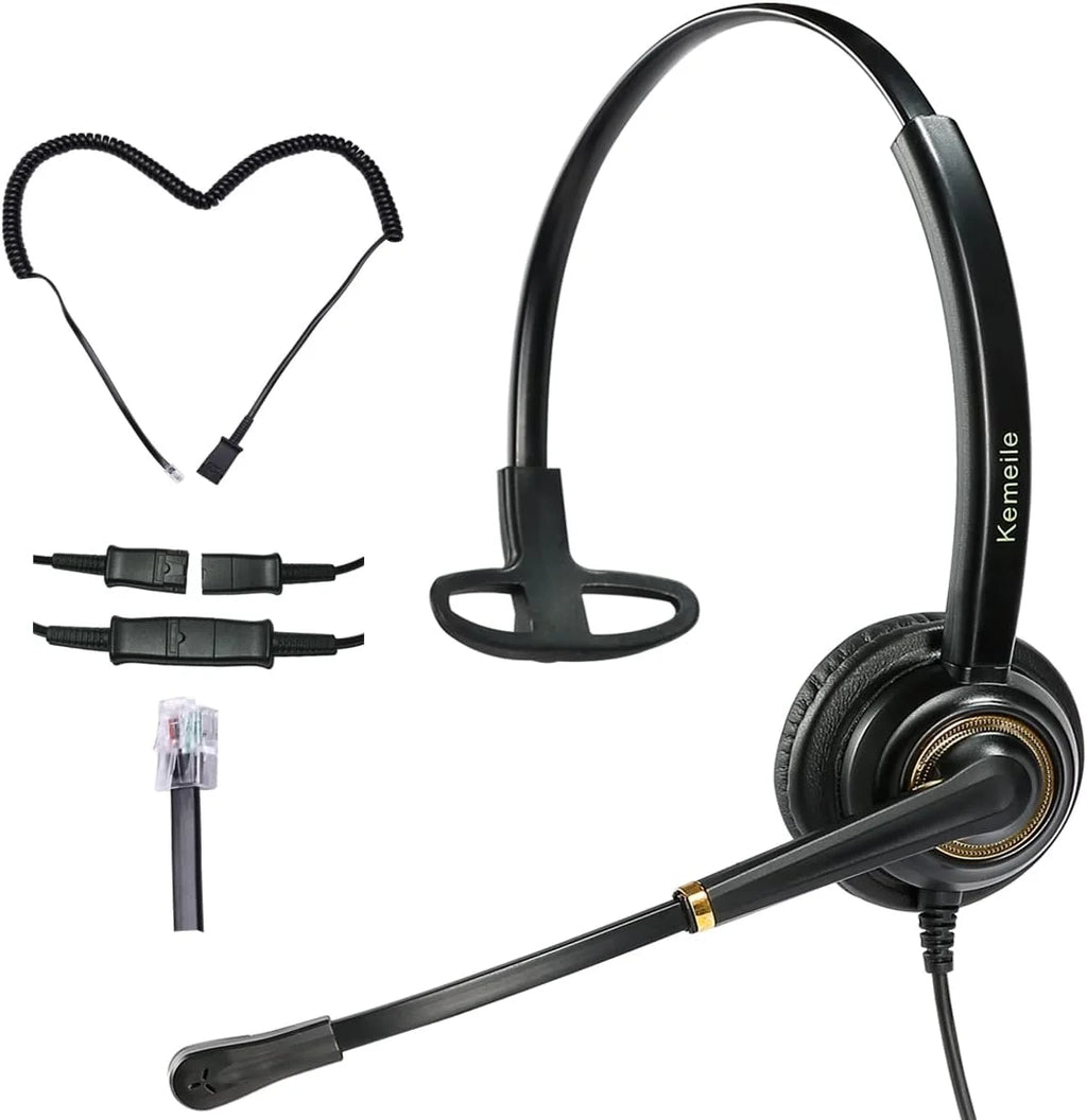 N/X KEMEILE Telephone with Noise Cancelling , Corded RJ9 Phone suitable with Cisco CP-7821 7841