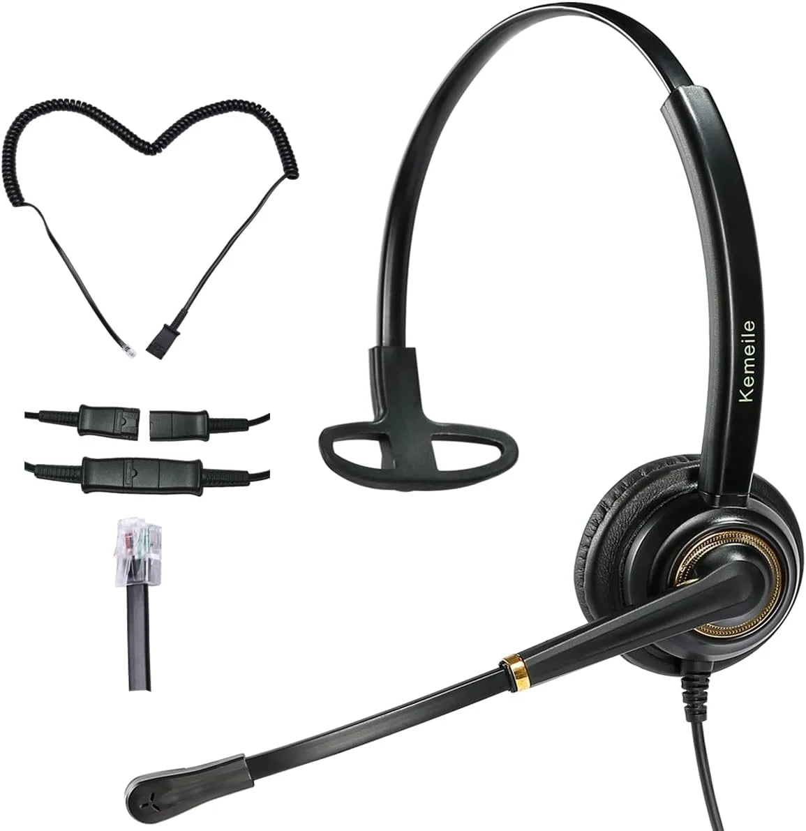 N/X KEMEILE Telephone with Noise Cancelling , Corded RJ9 Phone suitable with Cisco CP-7821 7841