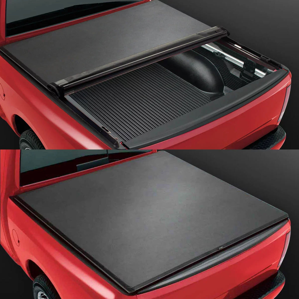 DNA Motoring TTC-RU-043 for 2015 to 2019 Chevy Colorado/GMC Canyon 5 Ft Short Bed Roll-Up Soft Vinyl Tonneau protector 16-18
