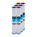 SpiroPure SP-EP-20 20 x 2.5 Inch Carbon aqua Filter Replacement, 6 Pack