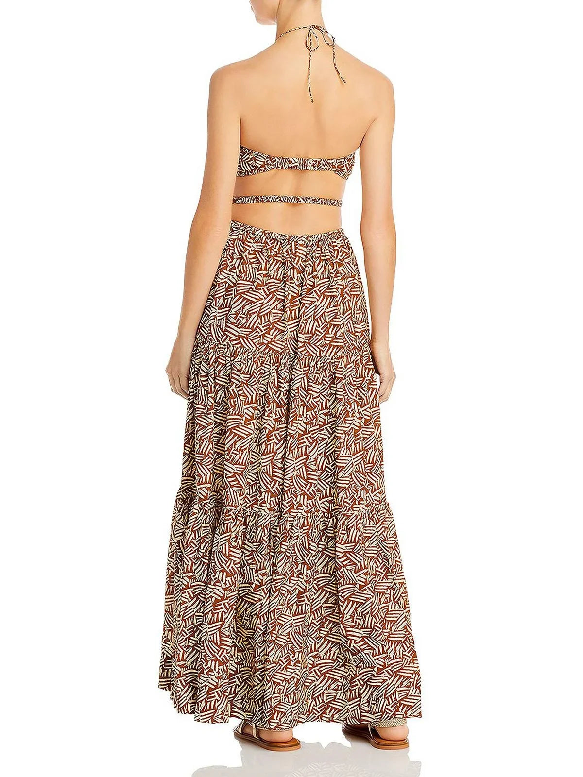 Jonathan Simkhai Womens Printed Dress wrap-Up