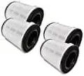 Nispira True HEPA Replacement Filter appropriate with HoMedics TotalClean 360Â° Tower Air Purifier AP-T20 AP-T20WT, 4 Packs