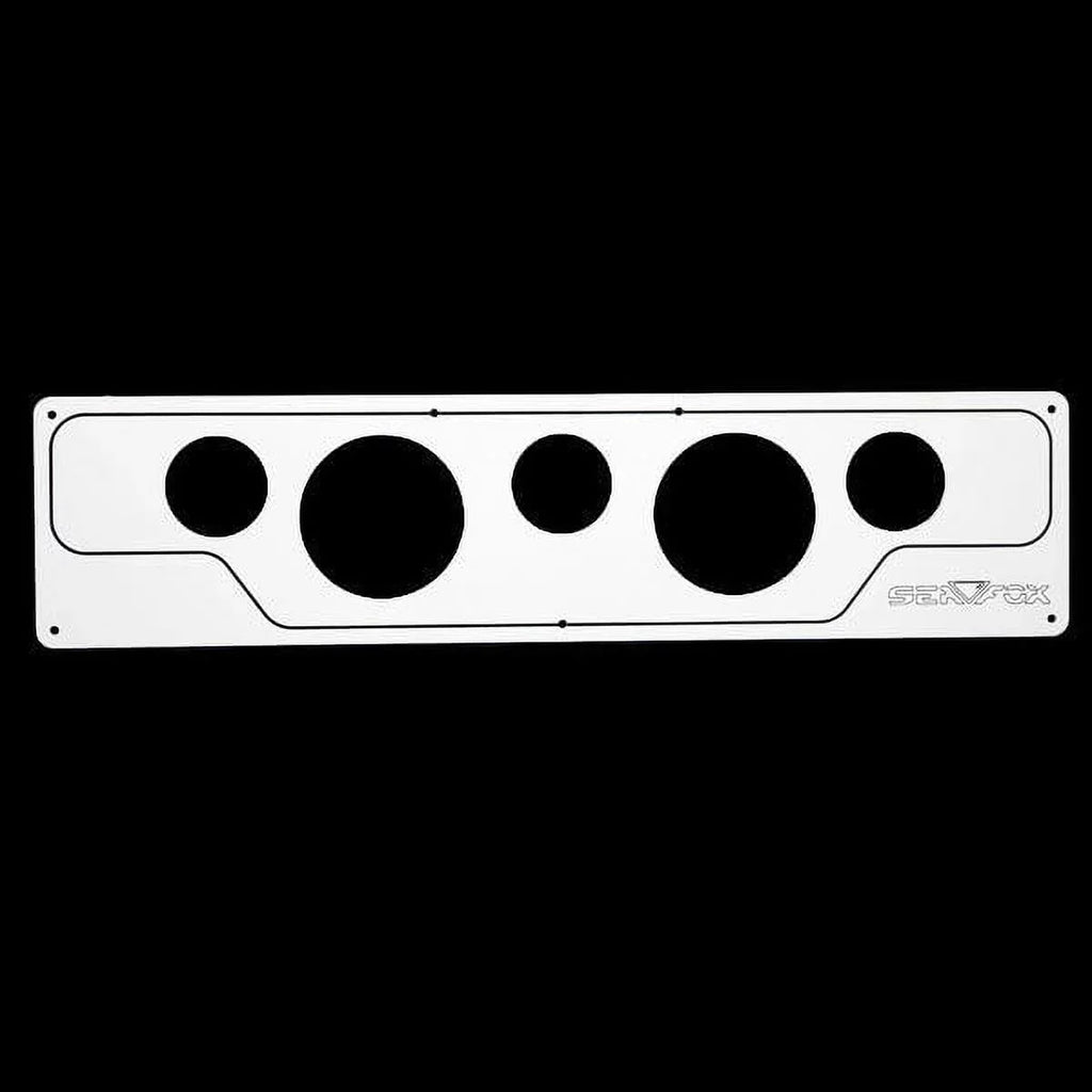 Sea Fox vessel Blank Panel | 21 1/2 x 5 1/8 Inch White Aluminum